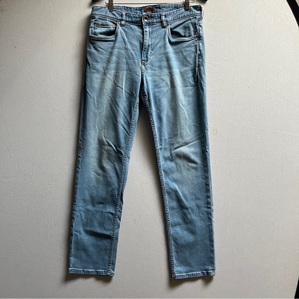 Tommy Bahama Men's Light Blue Denim slim straight Jeans Sz 33